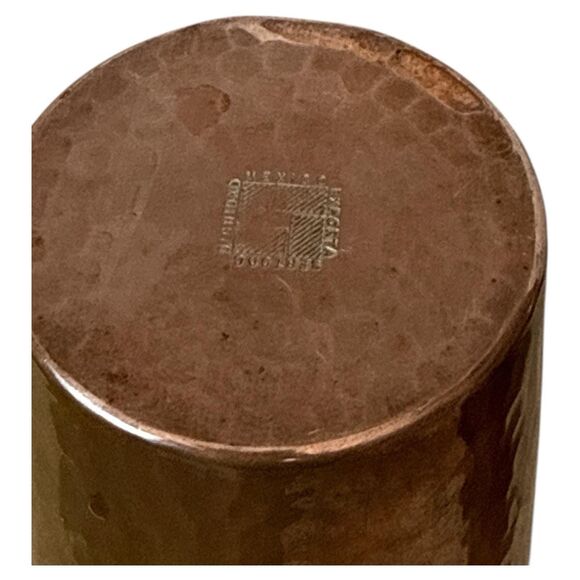 Sertodo Hammered Copper Bar Set Mexico Pitchers Tray Cups Vintage MCM - Picture 9 of 10